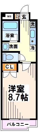 オクト・フラッツ・K  間取り