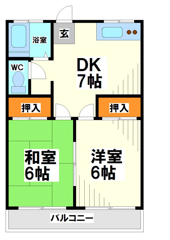 第1ハイツ太田 間取り