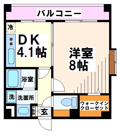 フルーリー府中 間取り