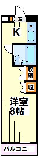 市村第２マンション 間取り