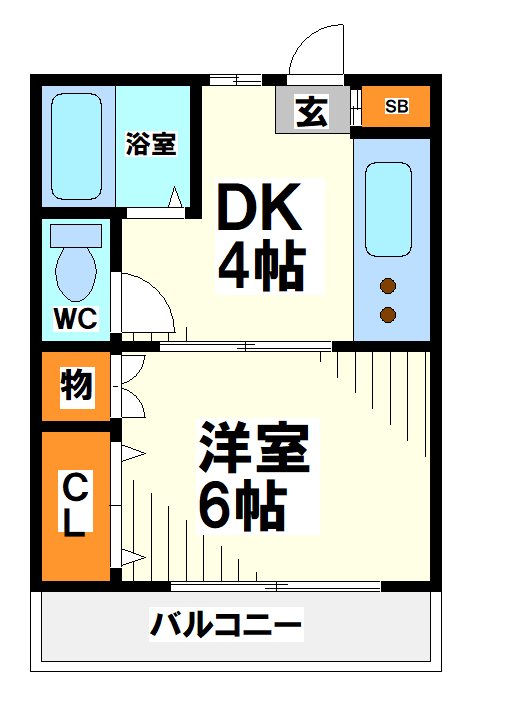 福住荘 間取り