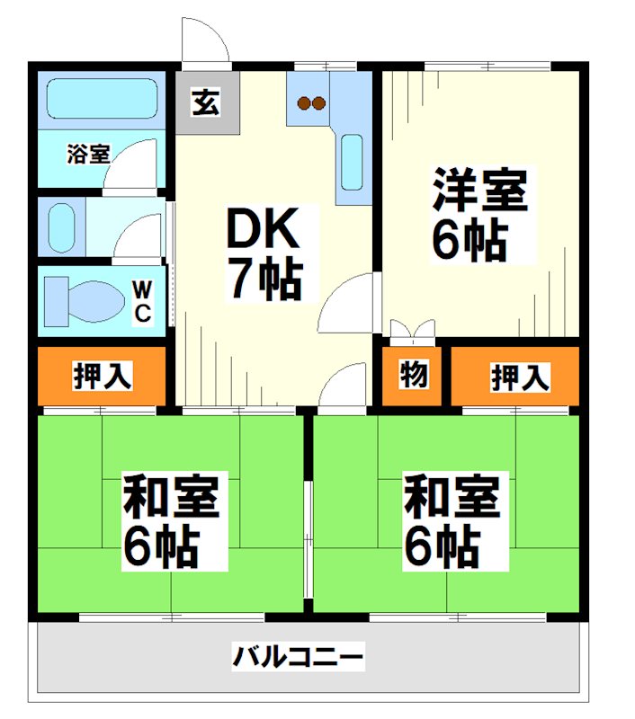 ハイネスSK 間取り