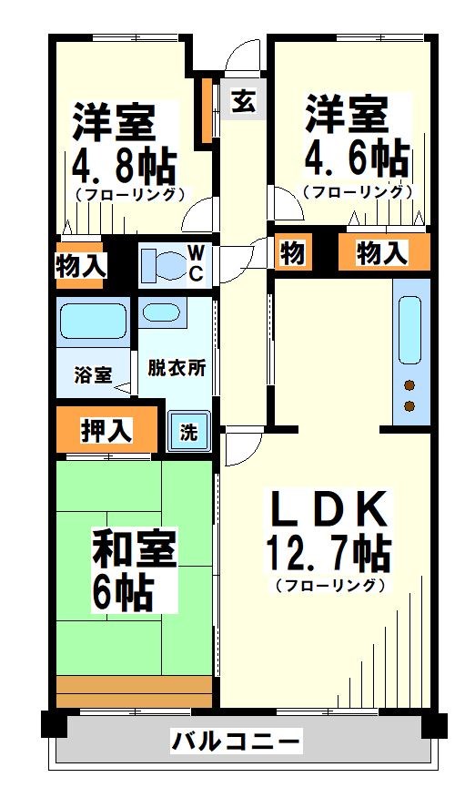 ヴィラ宮ノ下  間取り