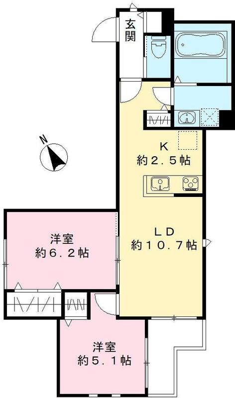 La Paz（ラ パーズ） 間取り図