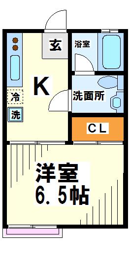 コーポサンビーム  当社管理物件 間取り