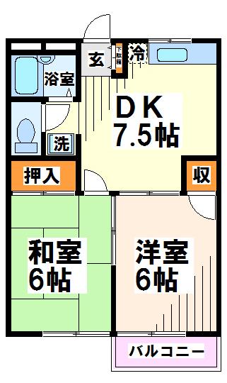 ジョイフルカーサ  間取り