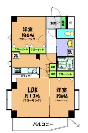 ビラ・サルーテ 間取り
