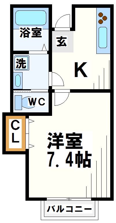 メゾングレイス   間取り