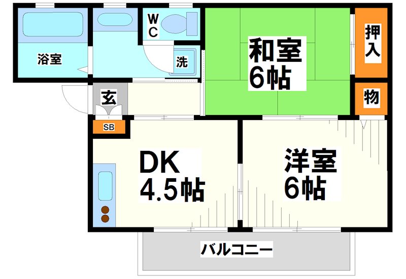 シャトル武蔵野台  間取り図