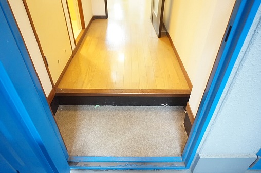 調布栄マンション   玄関