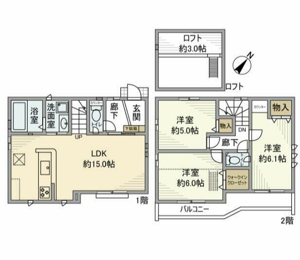 富士見町戸建 間取り