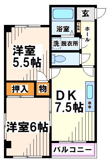 チペアメイツ  間取り