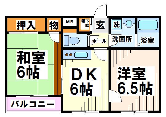 ウエストコーポ佐伯 間取り