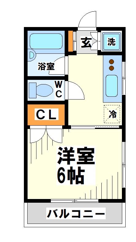 コーポシマダ  間取り
