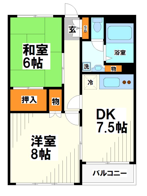 グランドリド   間取り