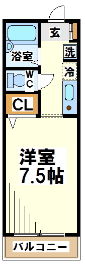 メゾンドルナ   間取り