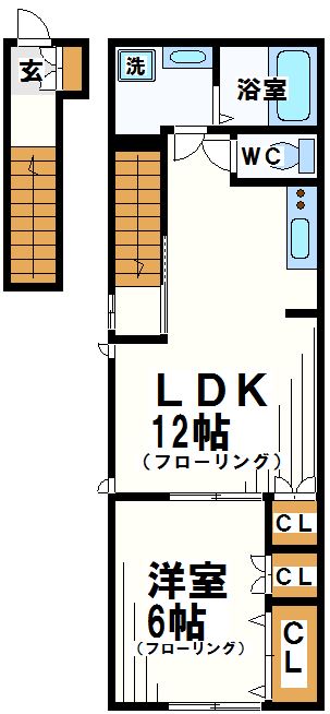 フロール調布ヶ丘  間取り