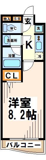 コンテント府中  間取り
