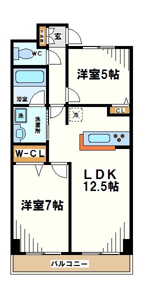 アーバンコート南烏山  間取り