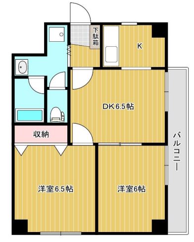 グレイスコート京王多摩川  間取り