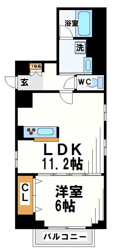 アンバーコート   間取り