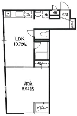 エスタシオン調布   間取り
