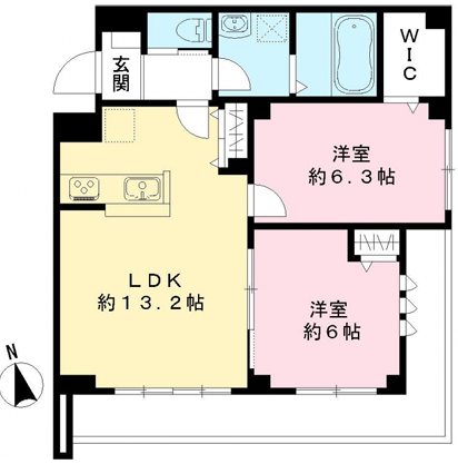 トゥインクルヴィータ  間取り