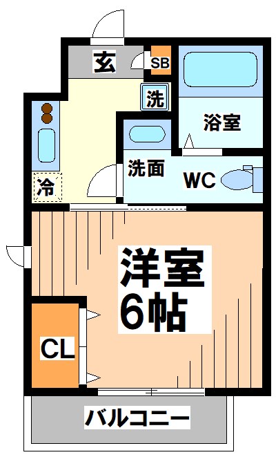 アイフラット明大前 間取り