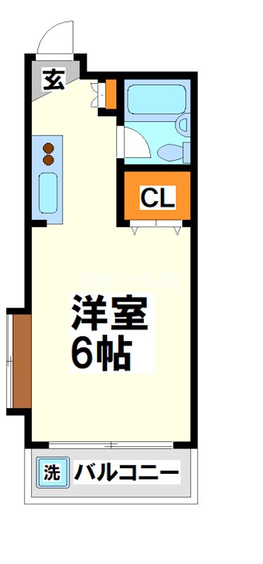 ウェルビル白糸台  間取り