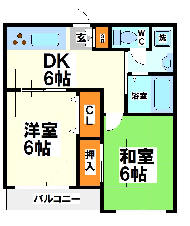 キャピタルコート   間取り