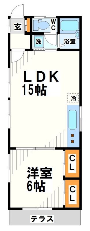 内田ハイツ    間取り