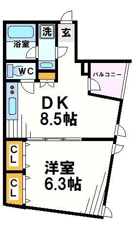 ラフィーノ多摩川   間取り