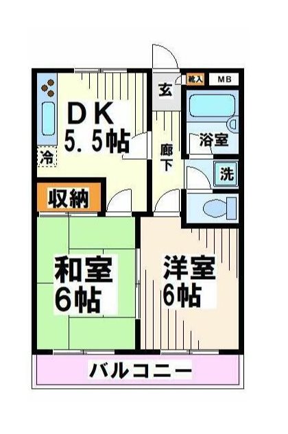クリザンテTAMA  間取り