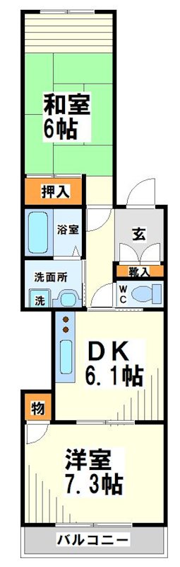 レヴ・クレール    間取り