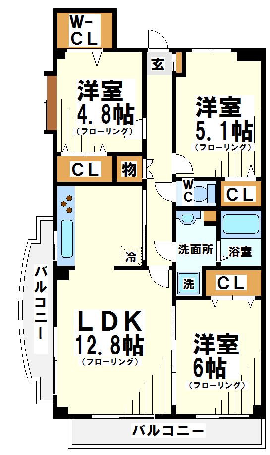 ファースト調布 間取り