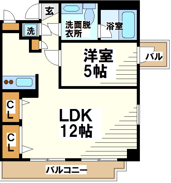 セカンド調布A 間取り図