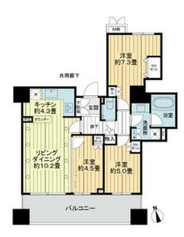 グレーシア調布   間取り