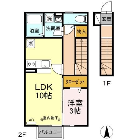 カイア  間取り