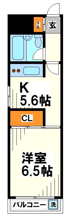ベルエア調布　   間取り