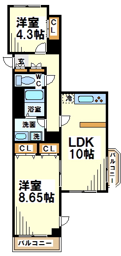 スプルースつつじヶ丘   間取り