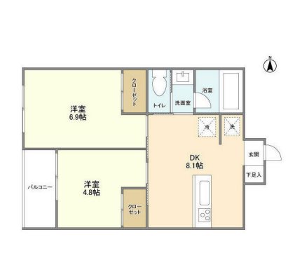 ＣＯＣＯ調布   間取り