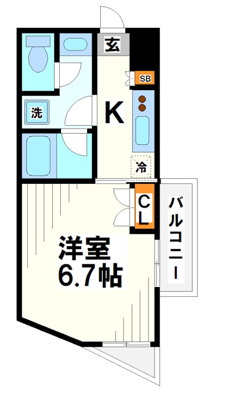 テレッゾカーサ   間取り