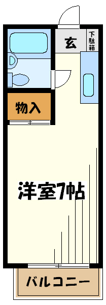 コーポすみれ 【弊社管理物件】   間取り