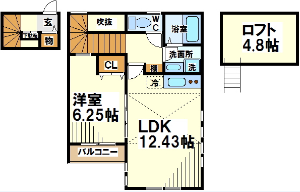 グランシェル   間取り