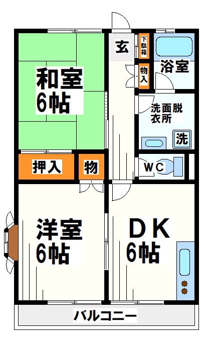 山和ハイツ5 間取り