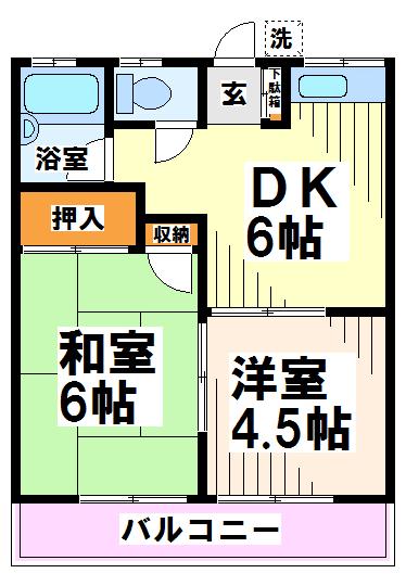 マーシャルハイツ  間取り