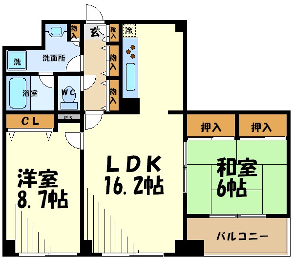 アクシス調布  間取り