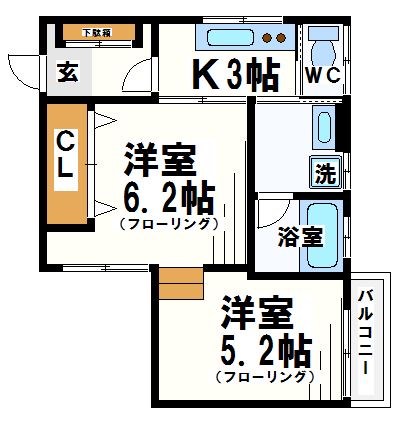調布ＮＳ   間取り
