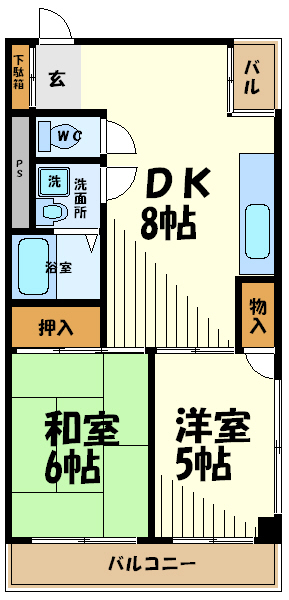 アネックス調布   間取り