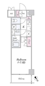 KDXレジデンス西調布 間取り